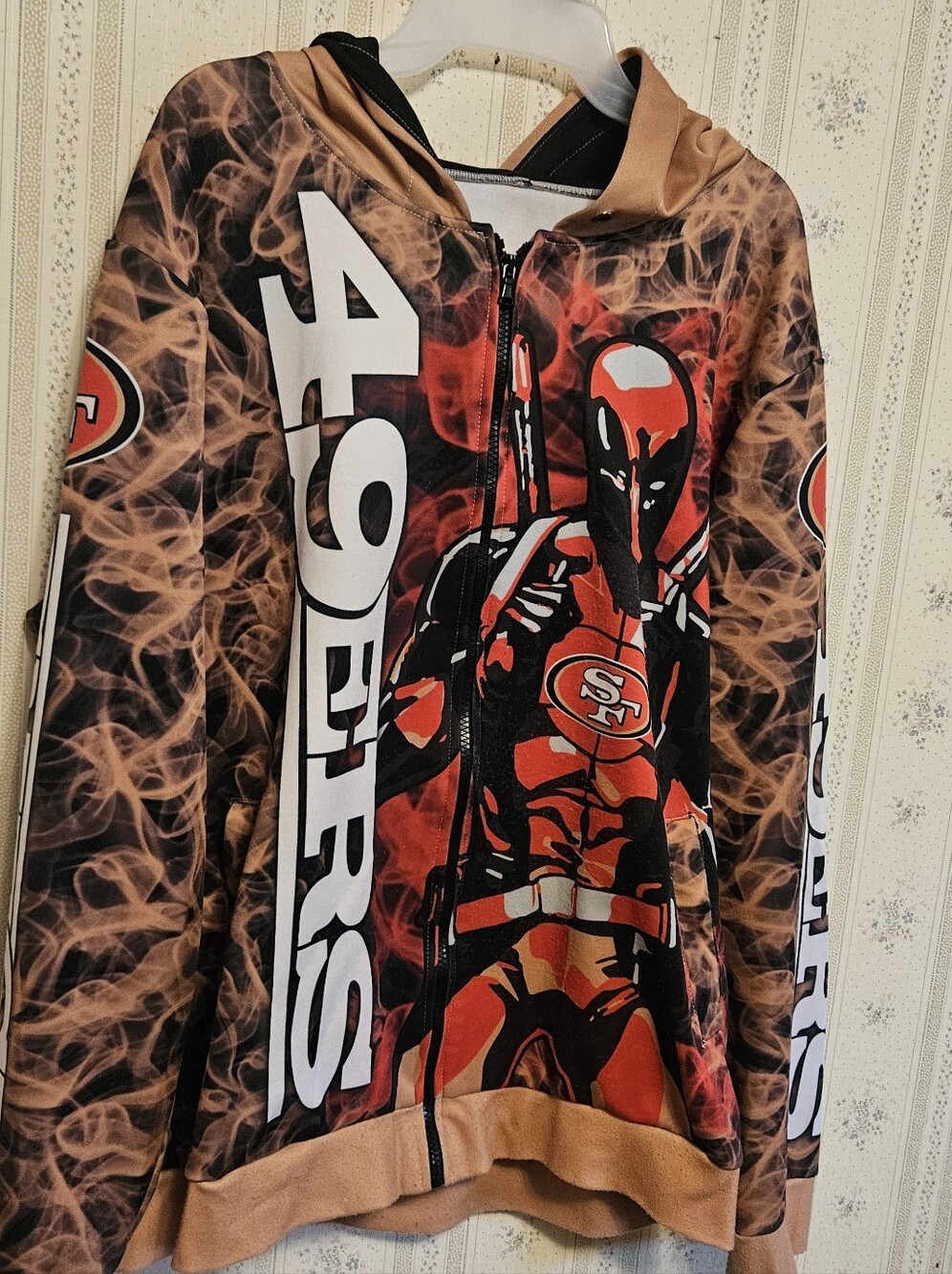 49ers And Deadpool Sweatshirt